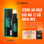 Serum Lăn Nách Abera Men - Kháng Khuẩn, Khử Mùi, Ngăn Tiết Mồ Hôi Đến 72 Giờ