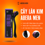 Cây Lăn Đầu Kim Abera Men Hỗ Trợ Thúc Đẩy Nang Lông Phát Triển - Abera Men Dermaroller 0.5mm