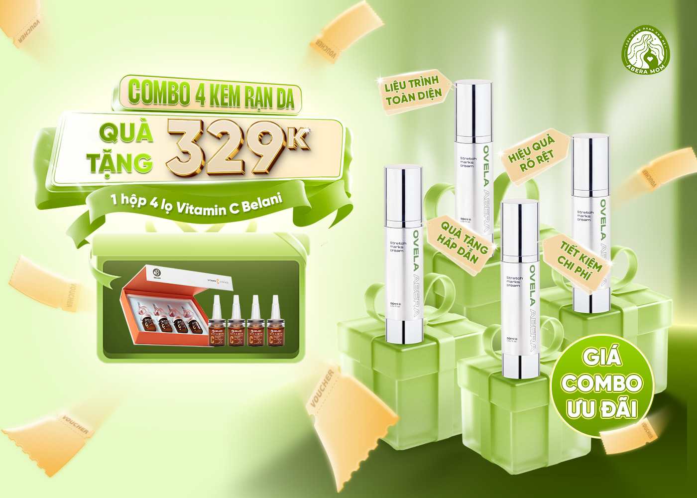 Phục hồi rạn da toàn diện - Nhận ngay ưu đãi độc quyền từ Abera Mom Vietnam