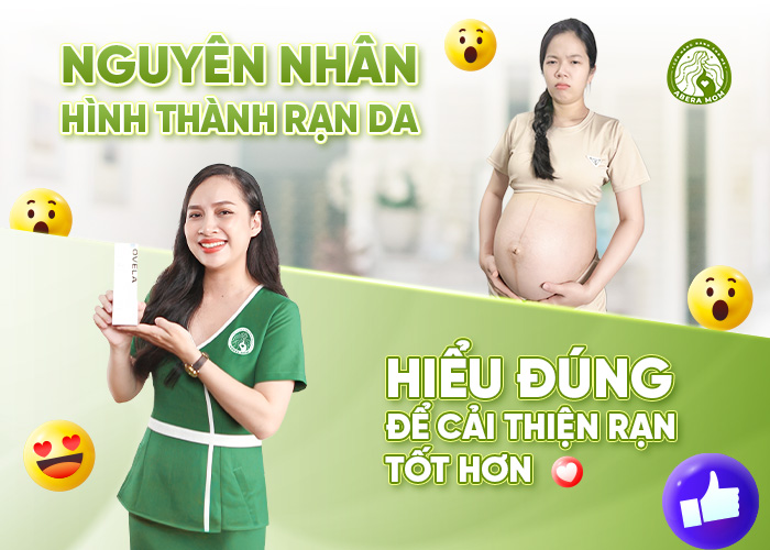 Nguyên nhân hình thành rạn da ở mẹ bầu và mẹ sau sinh