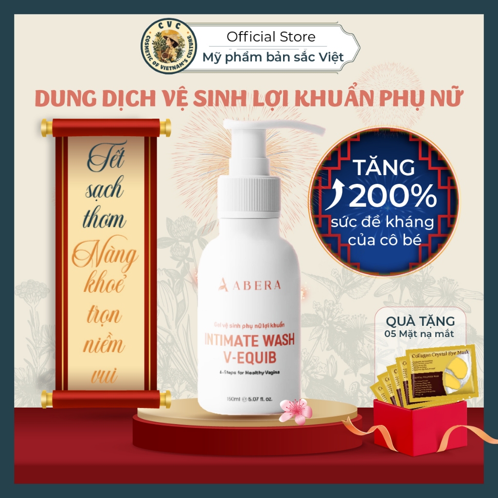 Gel Vệ Sinh Phụ Nữ Lợi Khuẩn Abera 